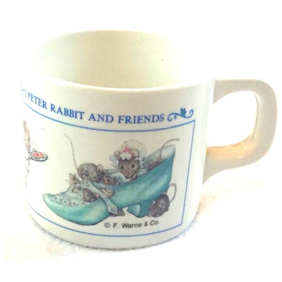 Peter Rabbit and Friends Vintage Child Baby Cup Mug Plastic - Picture 6 of 6